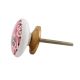 Paris Pink Flat Drawer Knob
